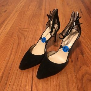 Black strappy stiletto